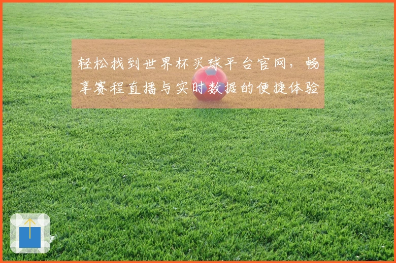 轻松找到世界杯买球平台官网，畅享赛程直播与实时数据的便捷体验